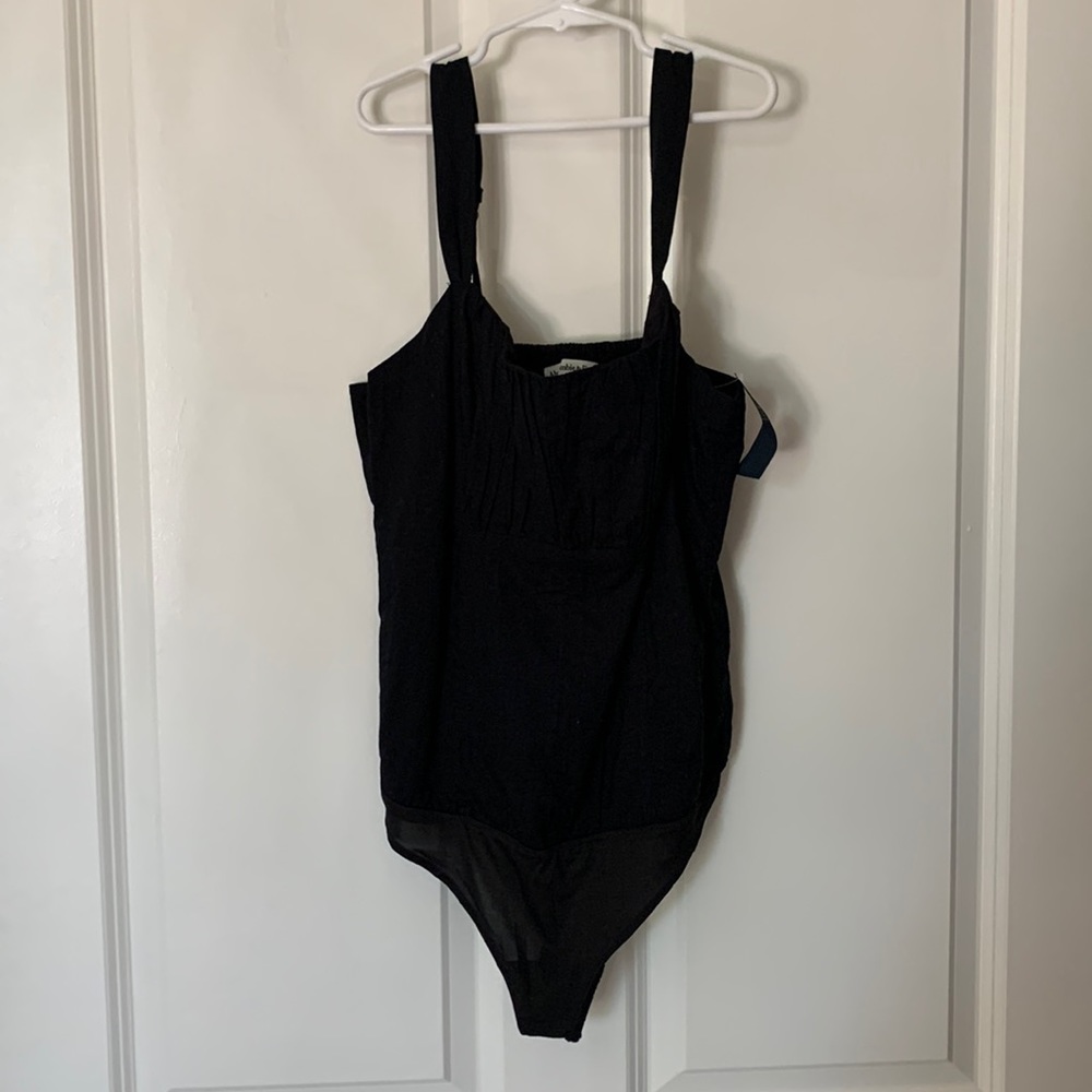 A&F black bodysuit size M